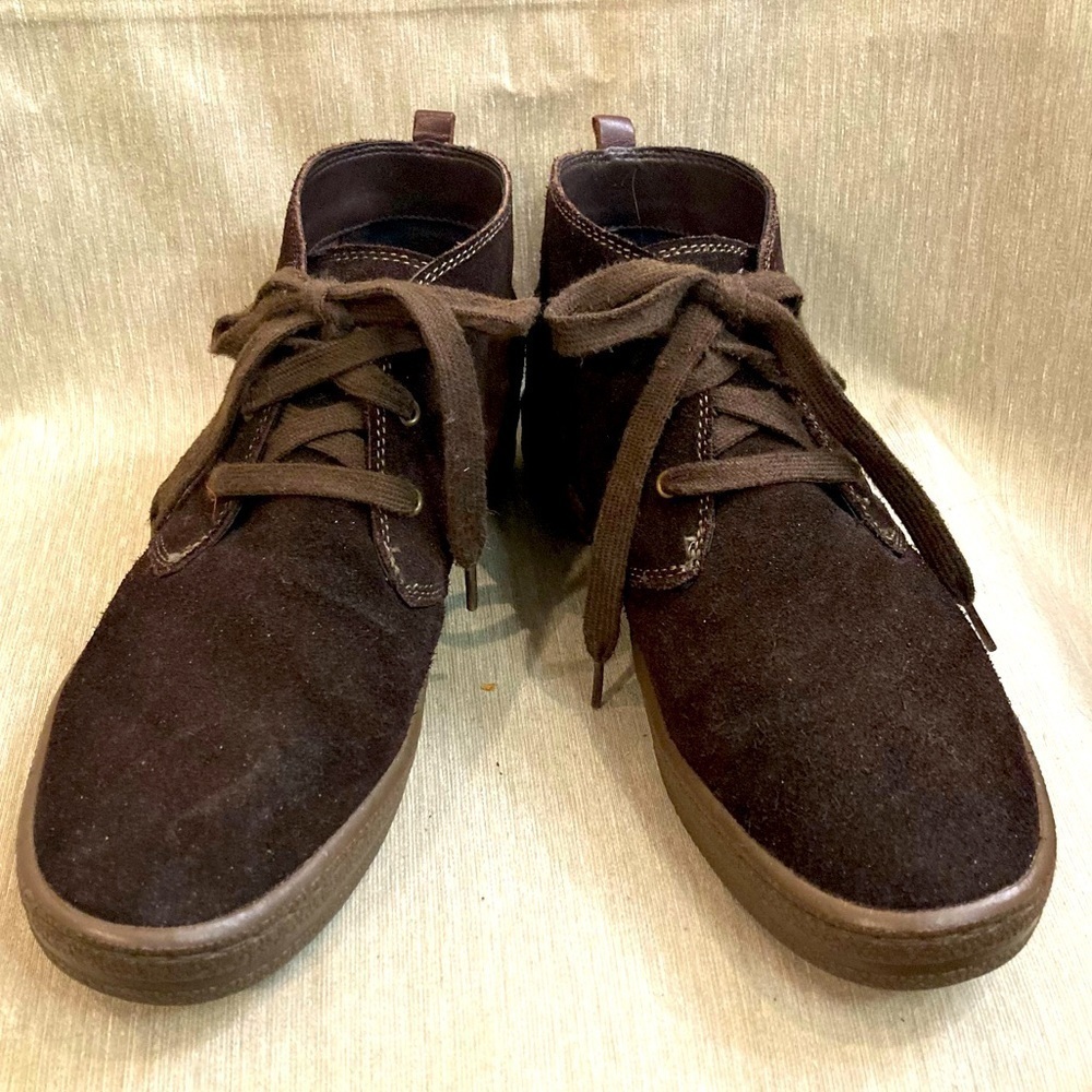 GEOX Sz 9 Suede Runner Sole Lace Up Sneaker Comfort Desert Style Booties